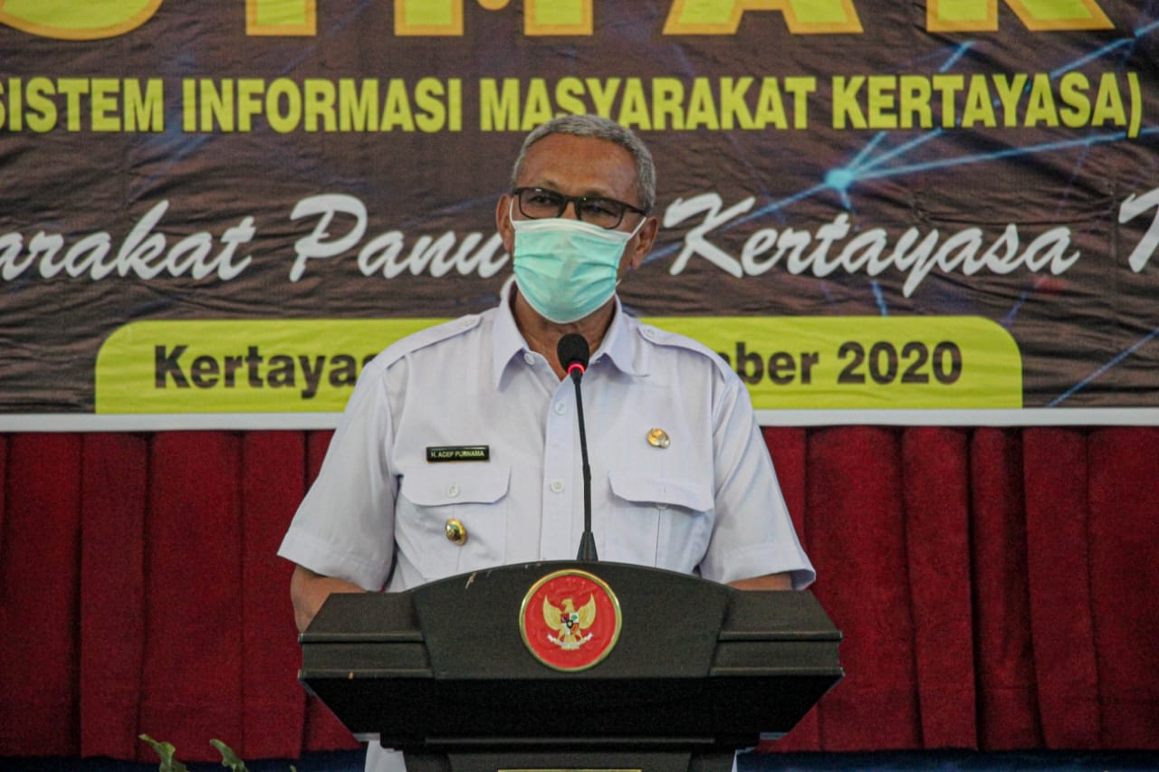 APLIKASI KERTAYASA MAJU DI LAUNCHING OLEH BUPATI