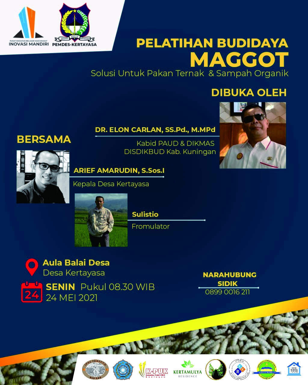 PELATIHAN BUDIDAYA MAGOT