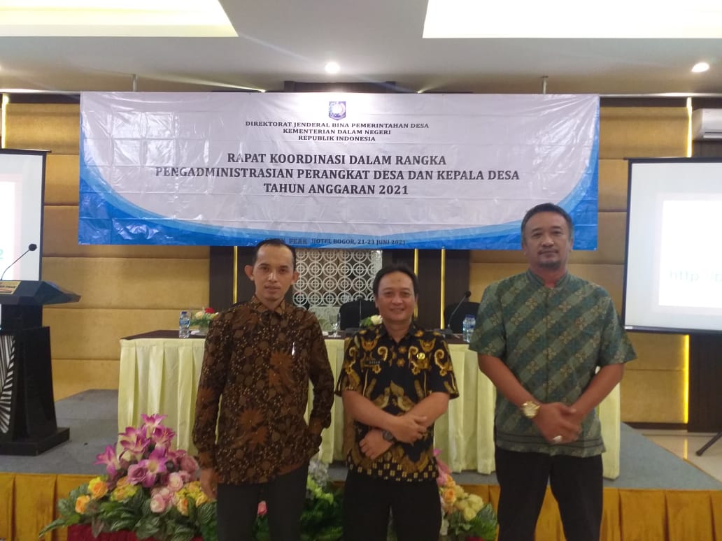 KEPALA DESA KERTAYASA MENJADI SALAH SATU PERWAKILAN RAPAT KOORDINASI YANG DI SELENGGARAKAN DIRJEN KEMENDAGRI