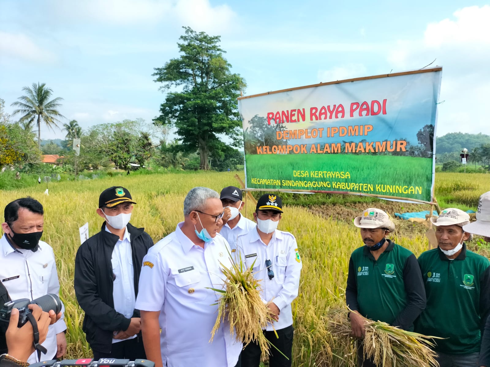 Panen Raya Padi Desa Kertayasa Kuningan